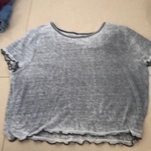 American eagle lettiuce style top